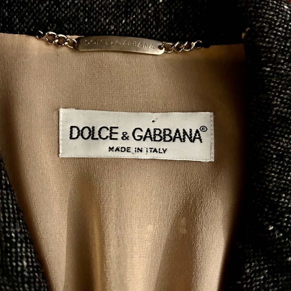 Dolce & Gabbana gorgeous suit with jacket and skirt. Perfect condition.